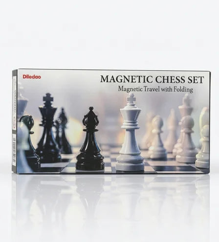 Grandmaster Elite: Magnetic Folding Travel Chess Set