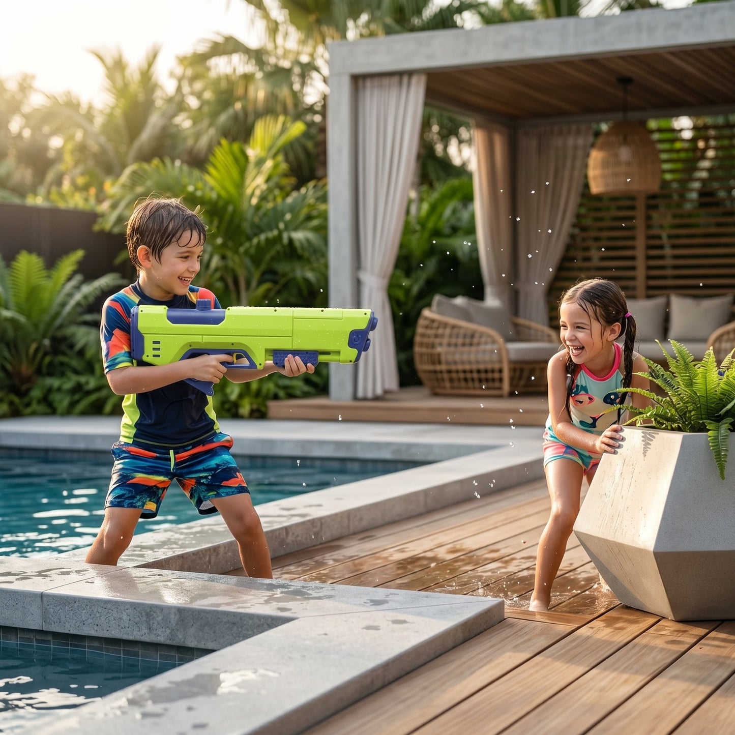 CH-1213 Tactical High-Velocity Water Blaster – Heavy Duty Super Soaker