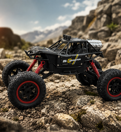 1:14 Scale Metal Body Off-Road RC Rock Crawler Monster Truck (with Pistol Grip Controller)