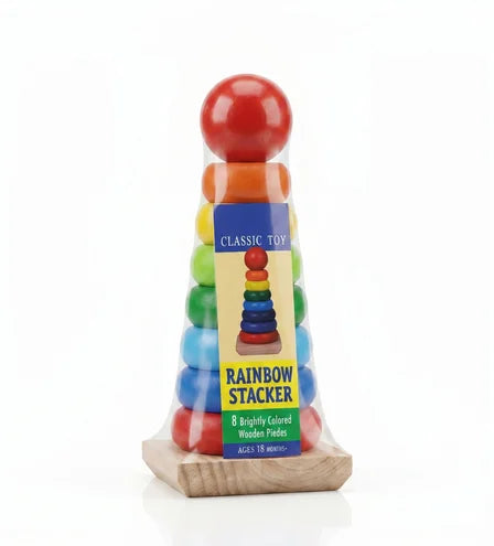 Classic Rainbow Stacker Wooden Tower -  Urban Grabs