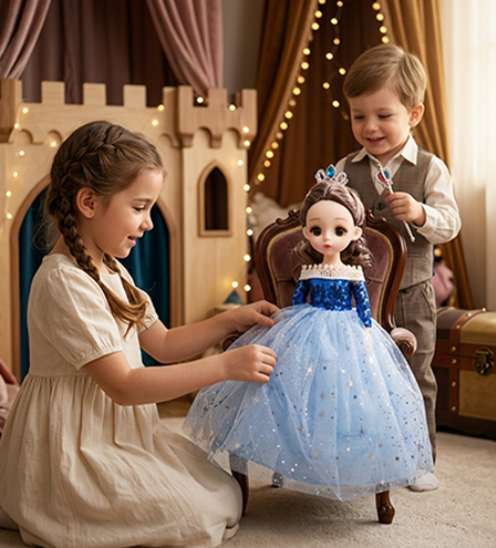 White Snow Queen Fantasy  Doll -  Urban Grabs
