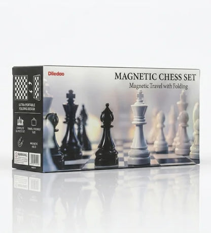 Grandmaster Elite: Magnetic Folding Travel Chess Set