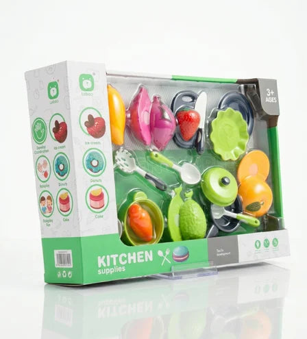 Ultimate Kids' Kitchen & Fruit Cutting Playset -  Urban Grabs