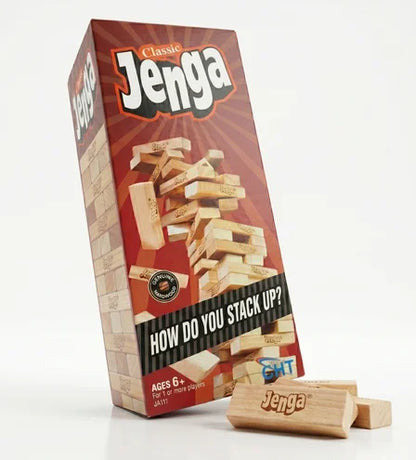 Classic Jenga: The Ultimate Tower Stacking Strategy Game