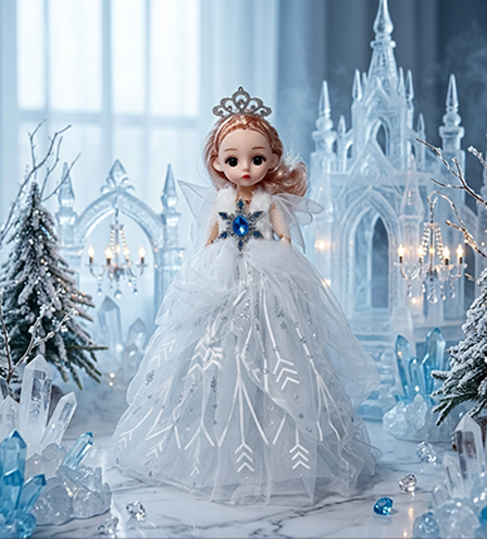 White Snow Queen Fantasy  Doll -  Urban Grabs