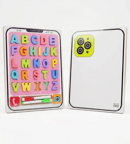 Smart-Style Wooden Alphabet & Writing Tablet Board -  Urban Grabs