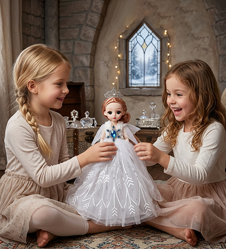 White Snow Queen Fantasy  Doll -  Urban Grabs