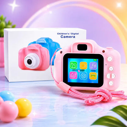 Mini Rechargeable Kids Camera – 1080P HD Photography Toy with 2.0" Screen, Best Gift for Boys & Girls