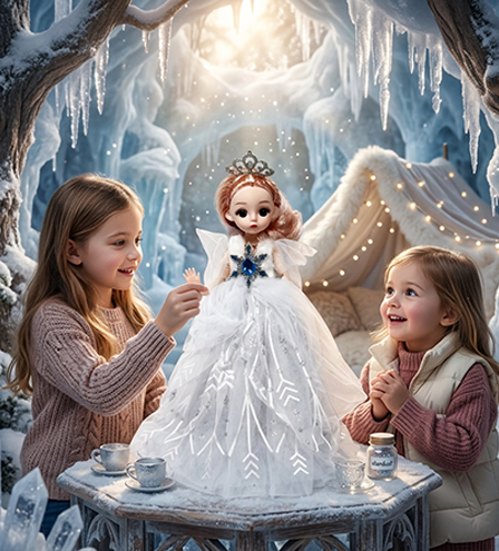 White Snow Queen Fantasy  Doll -  Urban Grabs