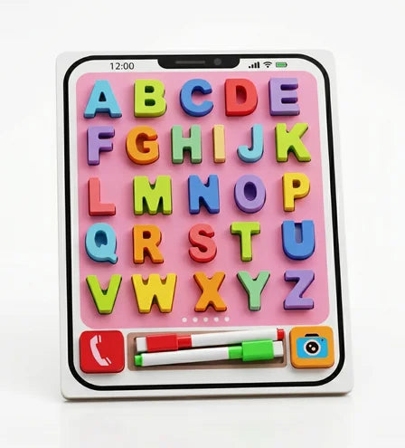 Smart-Style Wooden Alphabet & Writing Tablet Board -  Urban Grabs