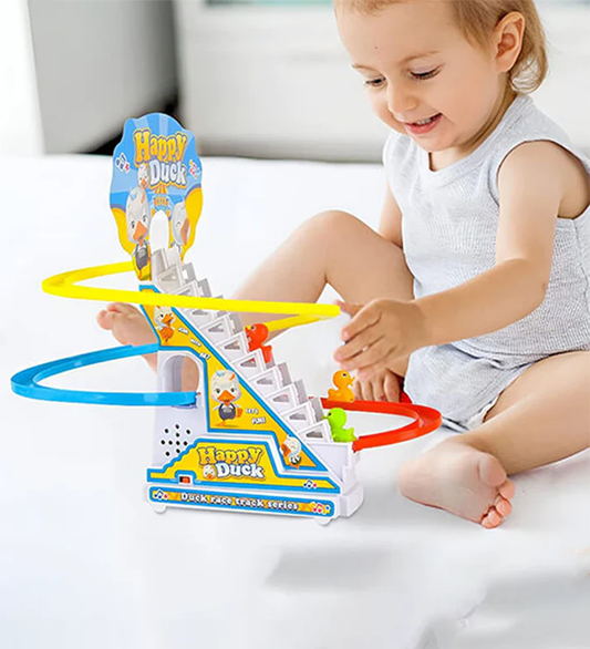 Happy Duck: Multi-Track Stair Climbing Playset -  Urban Grabs