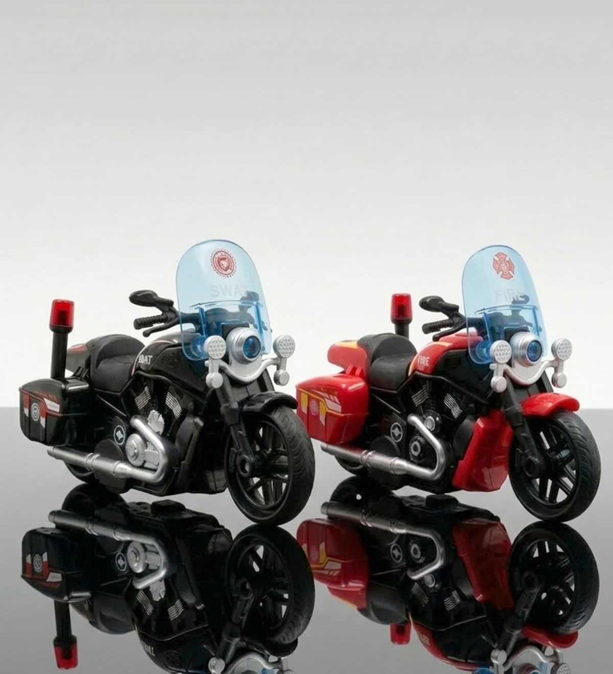 Model Motorcycle – Friction Powered Police Department series (Pair of 1) -  Urban Grabs