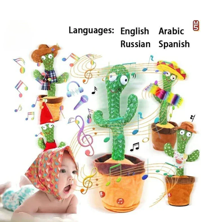 Double Sided Dancing Cactus Plush 🌵 | Fun Soft Toy for Kids -  Urban Grabs