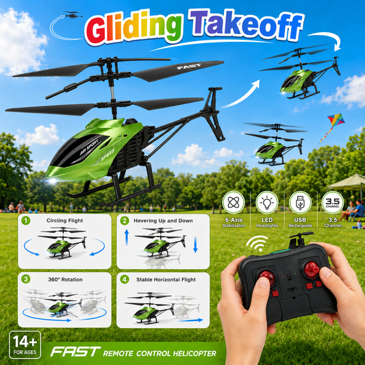 Fast Flight: 3.5-Channel Remote Control Helicopter