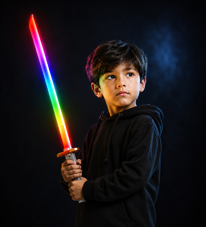 Cyber Blade Neo-Chrono | LED Smoke-Emitting Katana