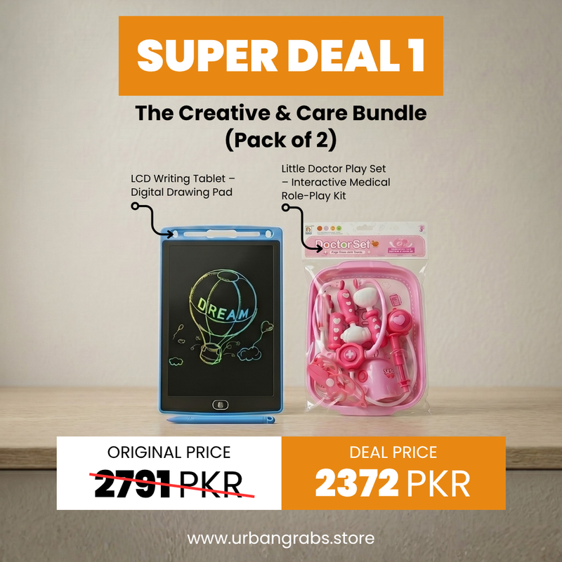 Super Deal 1: Kids Creative Learning & Medical Role-Play Bundle (2-in-1)
