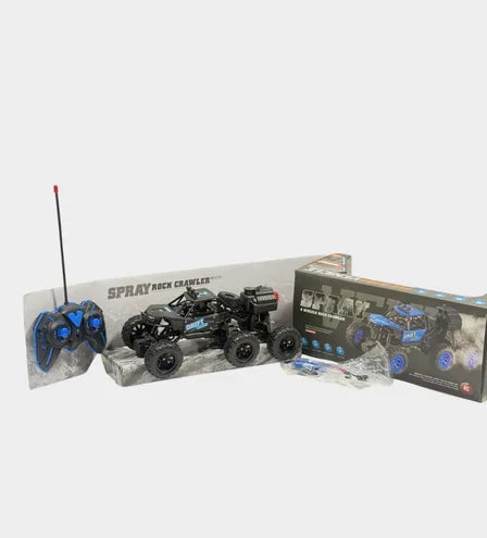TitanDrift 4WD: 1:18 Scale All-Terrain Spray Rock Crawler 6 wheel