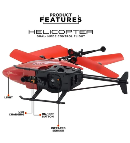 Interactive Flying Fleet: Falcon & Fast hand senser Control Helicopters -  Urban Grabs