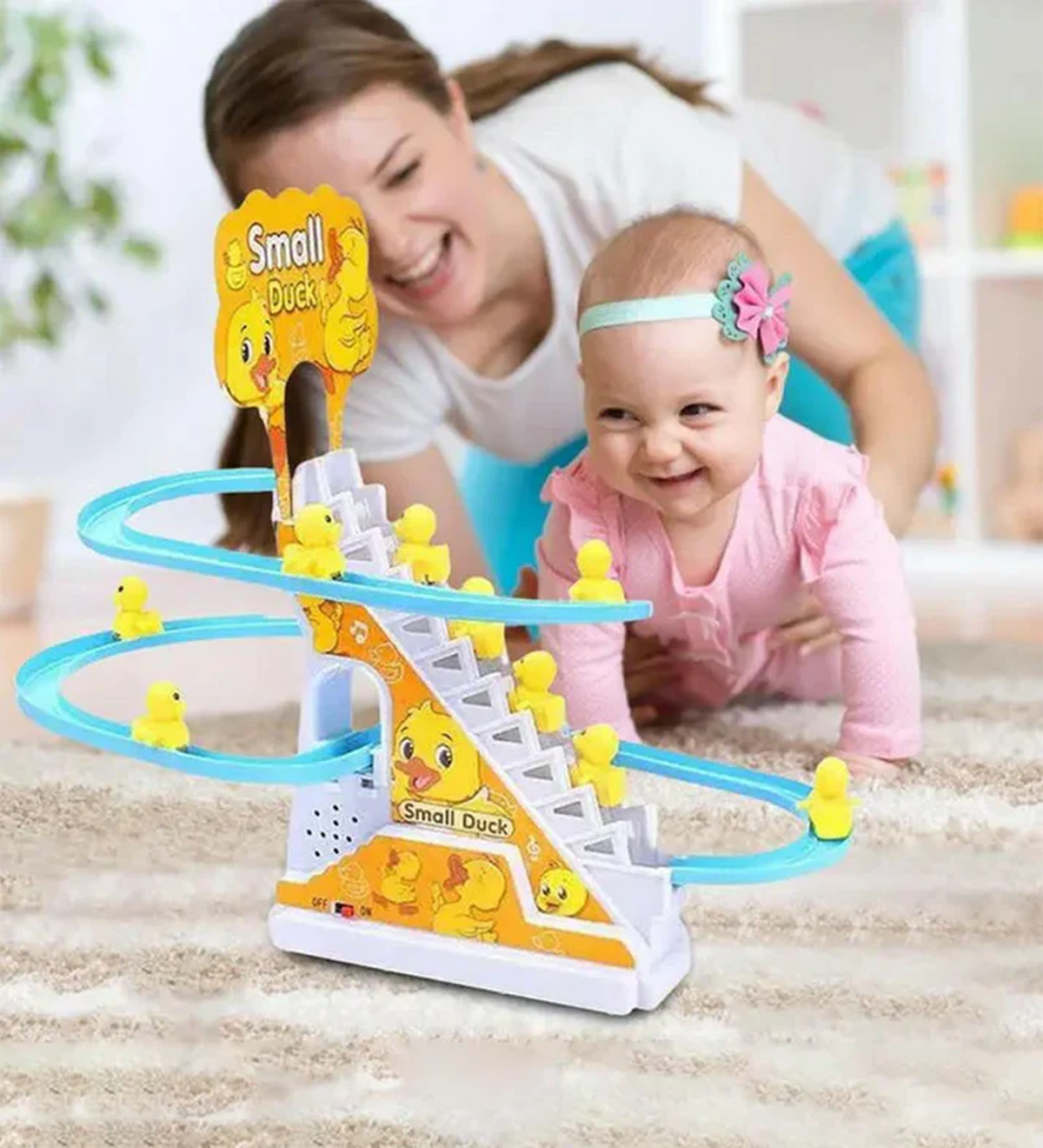 Happy Duck: Multi-Track Stair Climbing Playset -  Urban Grabs