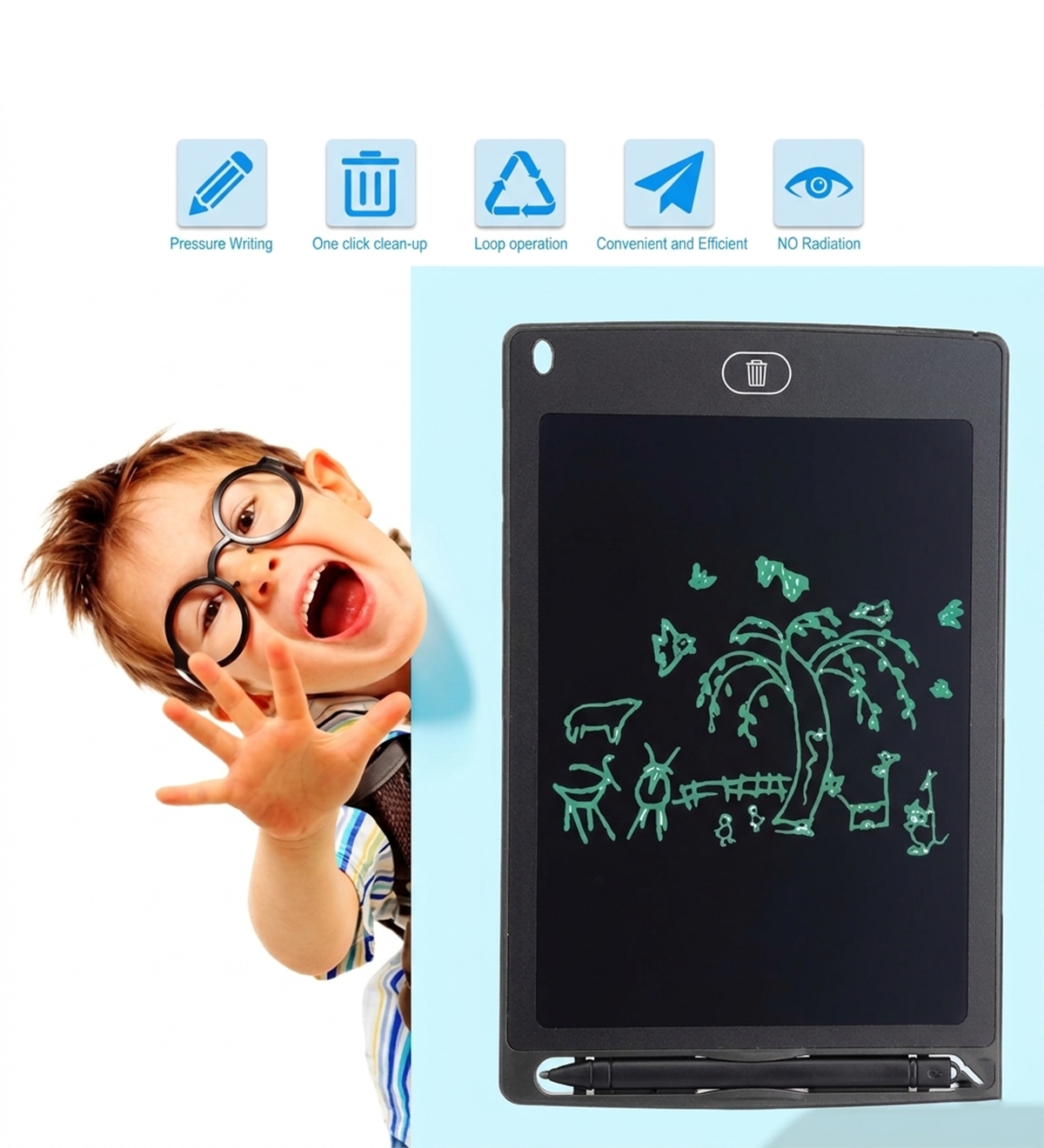 LCD Writing Tablet – Digital Drawing Pad -  Urban Grabs