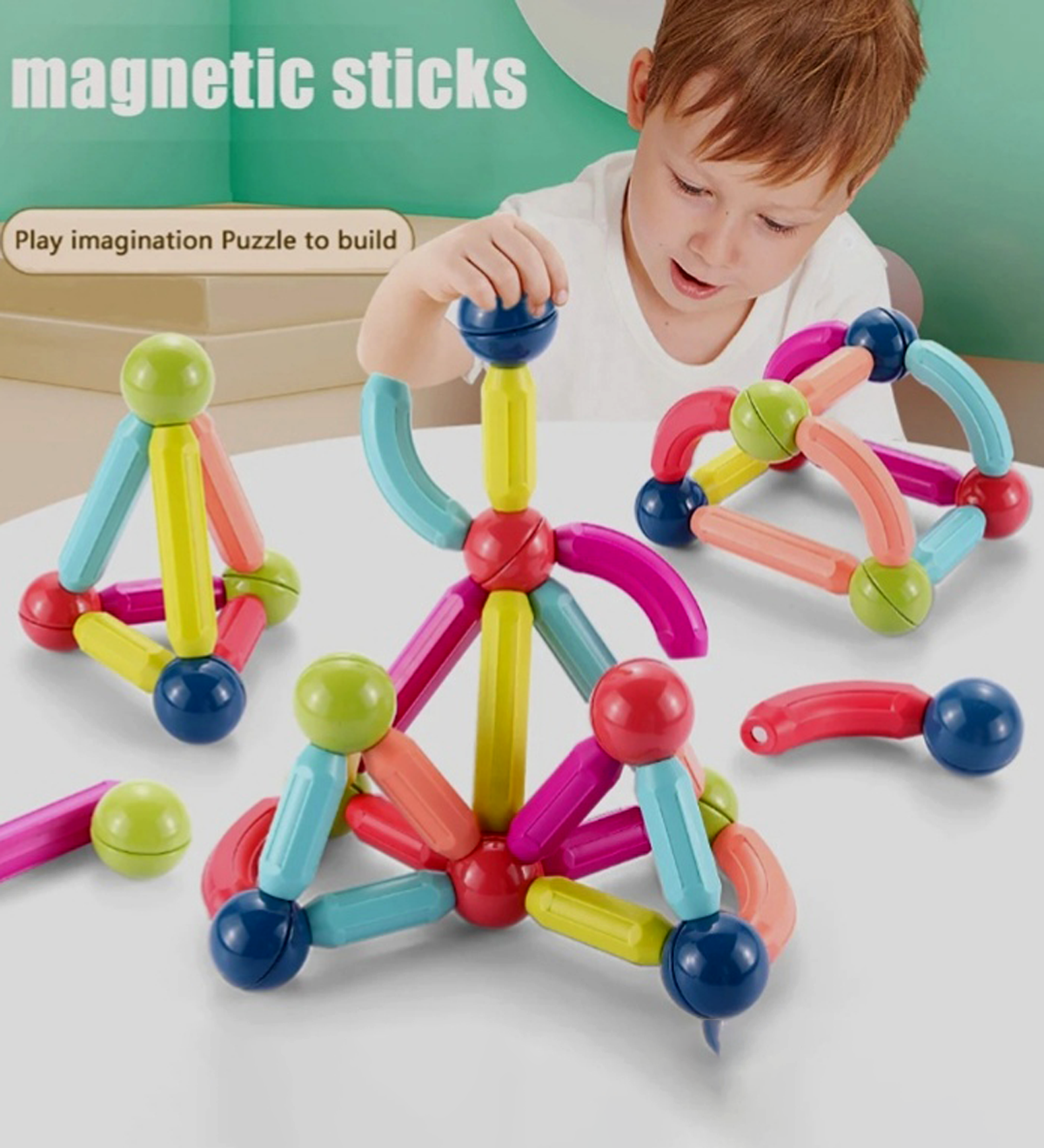 Intelligent Magnetic Construction Set (25 Pieces) -  Urban Grabs
