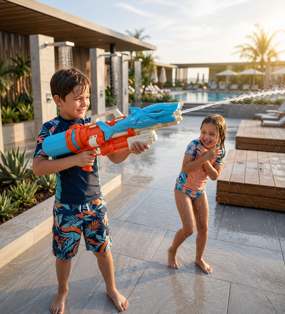 Shark Attack High-Pressure Super Soaker - Large Capacity Water Blaster