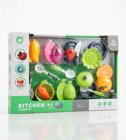 Ultimate Kids' Kitchen & Fruit Cutting Playset -  Urban Grabs