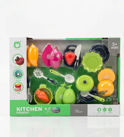 Ultimate Kids' Kitchen & Fruit Cutting Playset -  Urban Grabs