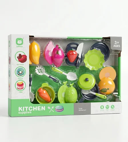 Ultimate Kids' Kitchen & Fruit Cutting Playset -  Urban Grabs