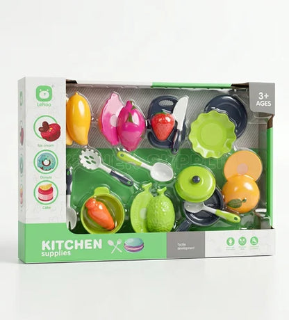 Ultimate Kids' Kitchen & Fruit Cutting Playset -  Urban Grabs