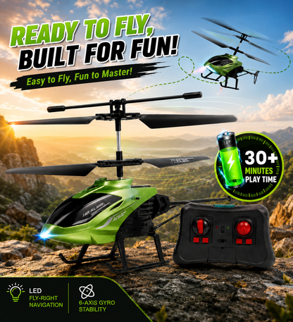 Fast Flight: 3.5-Channel Remote Control Helicopter