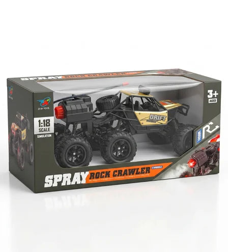 TitanDrift 4WD: 1:18 Scale All-Terrain Spray Rock Crawler 6 wheel -  Urban Grabs
