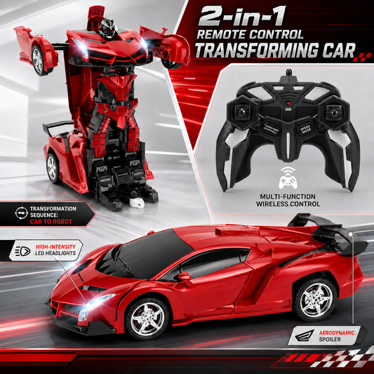 Speed Race: 2-in-1 Remote Control Transforming Car