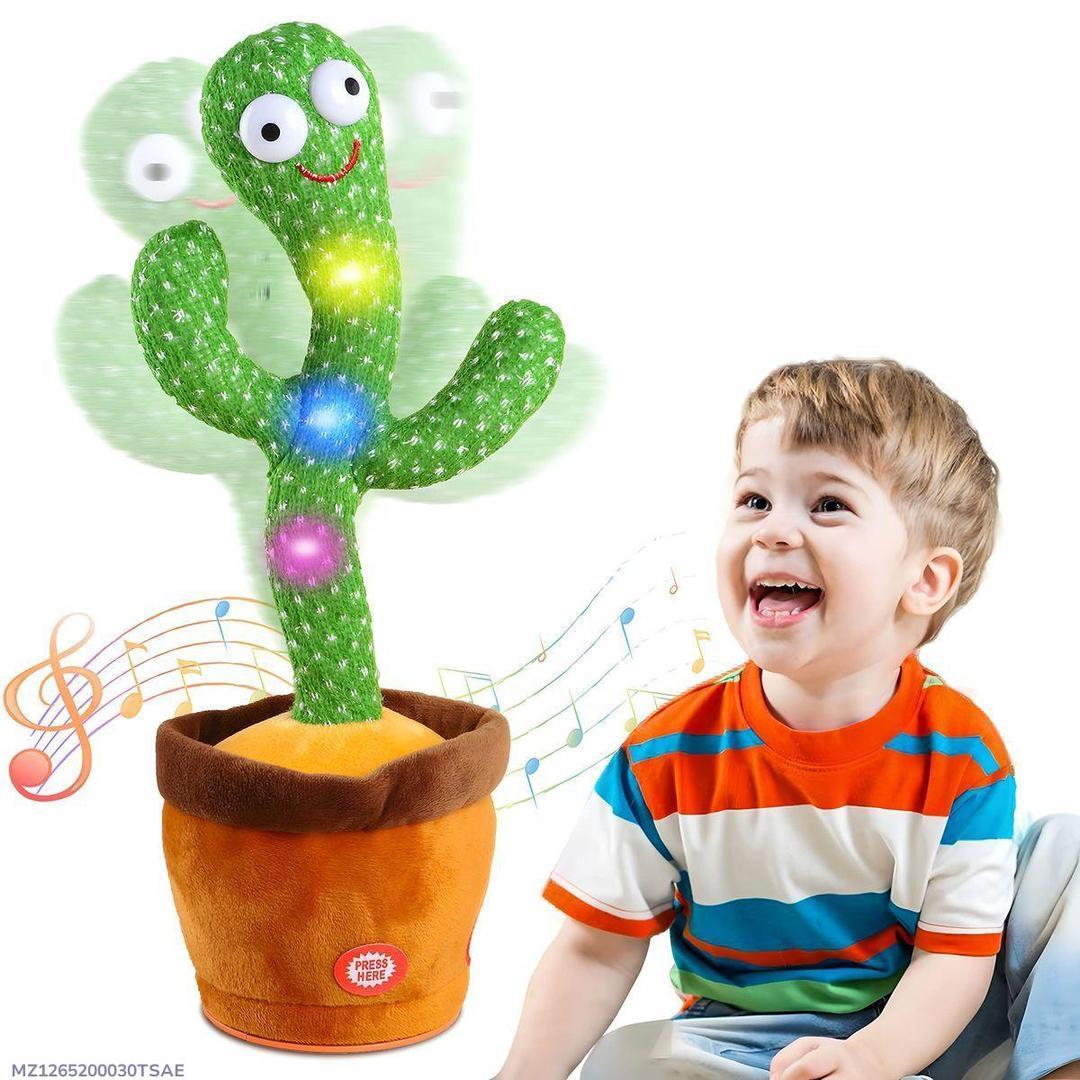 Double Sided Dancing Cactus Plush 🌵 | Fun Soft Toy for Kids