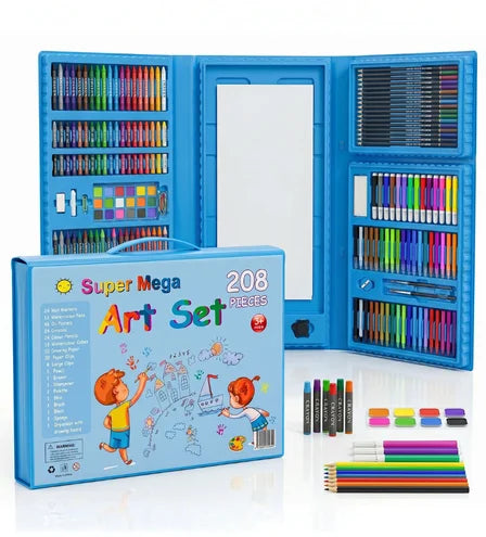 Super Mega Art Set – 208 Piece Professional Creative Kit -  Urban Grabs