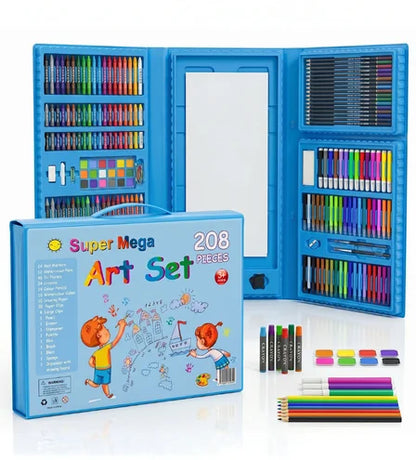 Super Mega Art Set – 208 Piece Professional Creative Kit -  Urban Grabs
