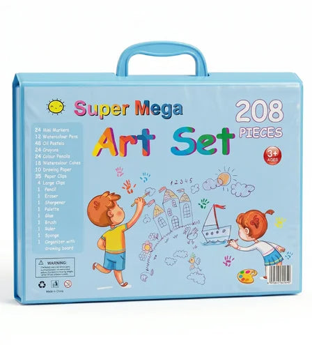 Super Mega Art Set – 208 Piece Professional Creative Kit -  Urban Grabs