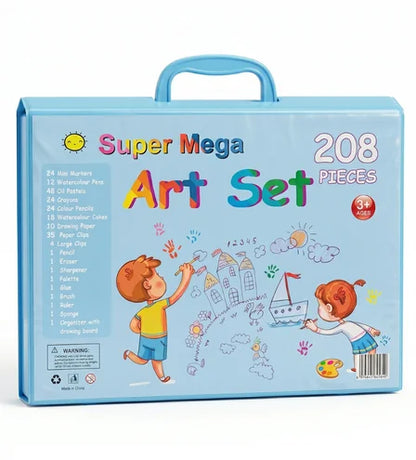 Super Mega Art Set – 208 Piece Professional Creative Kit -  Urban Grabs