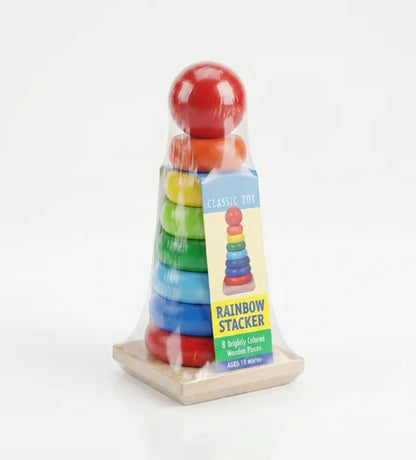 Classic Rainbow Stacker Wooden Tower -  Urban Grabs