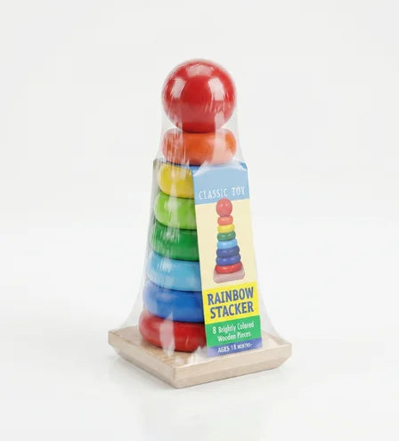 Classic Rainbow Stacker Wooden Tower -  Urban Grabs