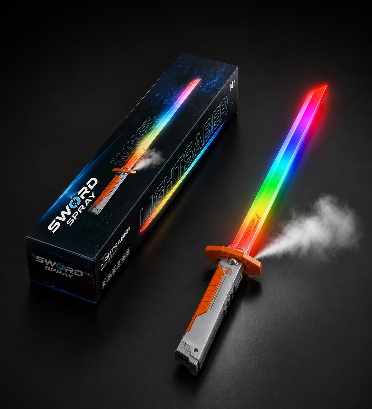 Cyber Blade Neo-Chrono | LED Smoke-Emitting Katana
