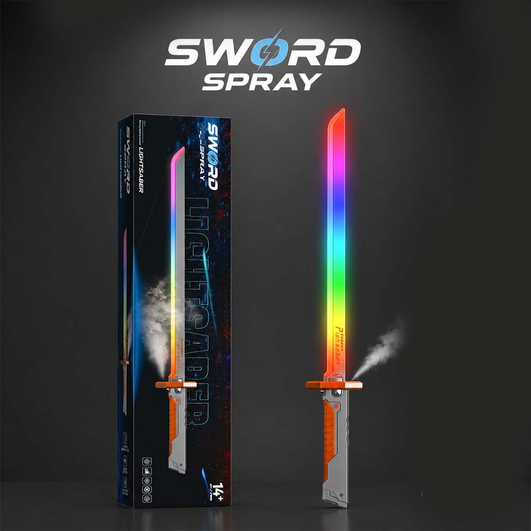 Cyber Blade Neo-Chrono | LED Smoke-Emitting Katana
