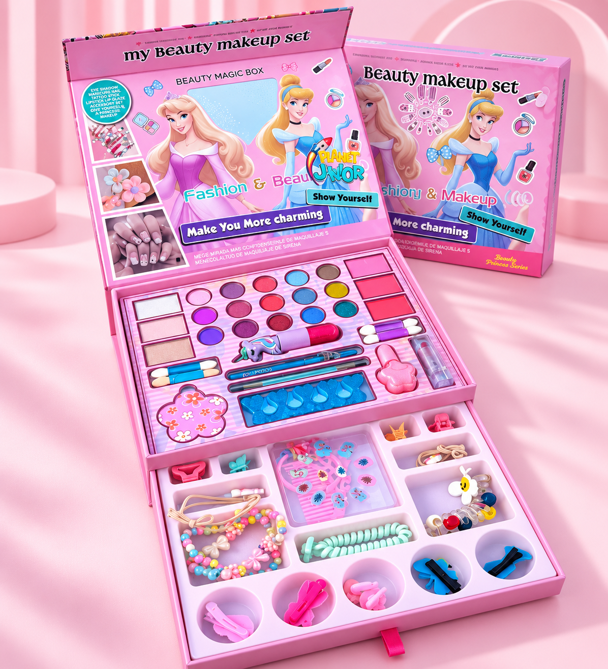 Realistic 2in1 Beauty Makeup Set For Girls