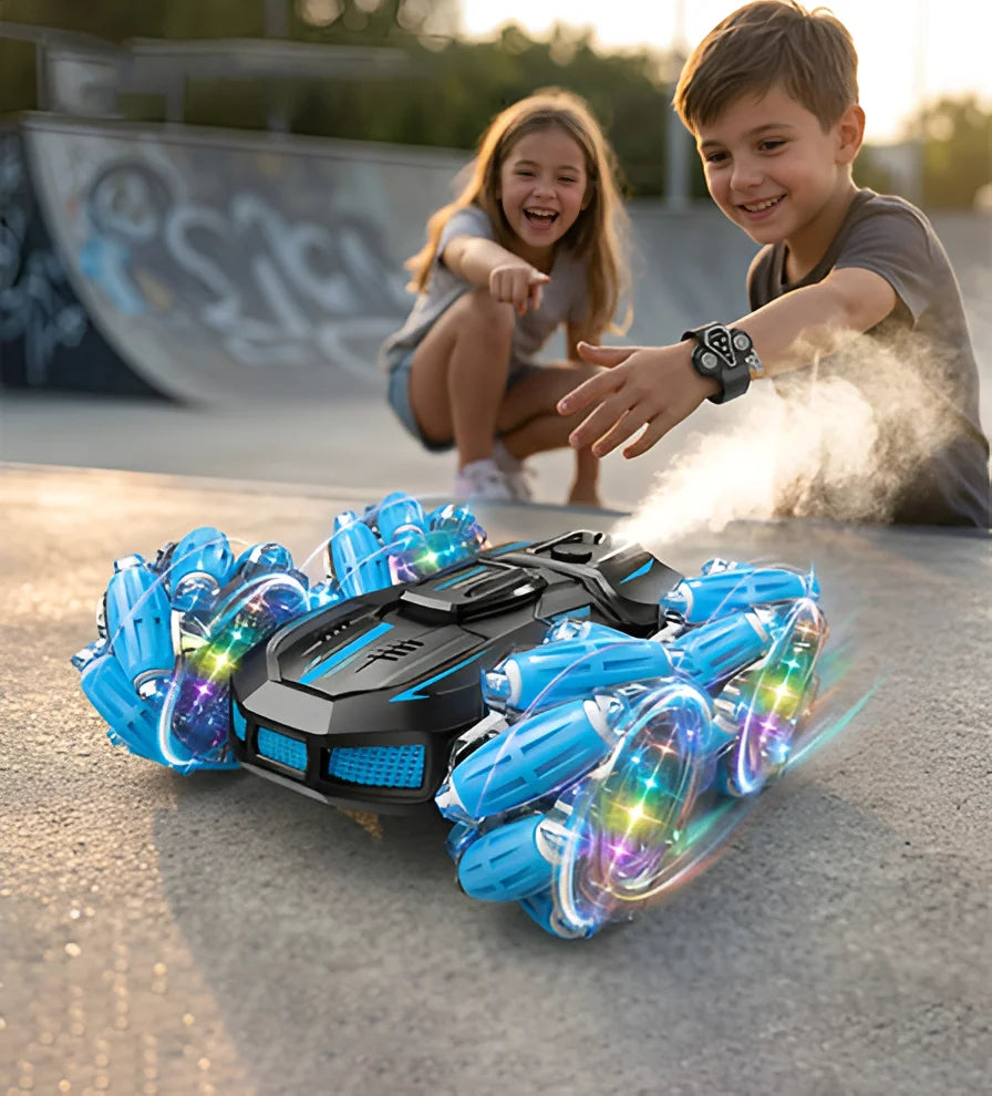 Dual-Control Cool Light Spray Stunt Vehicle -  Urban Grabs