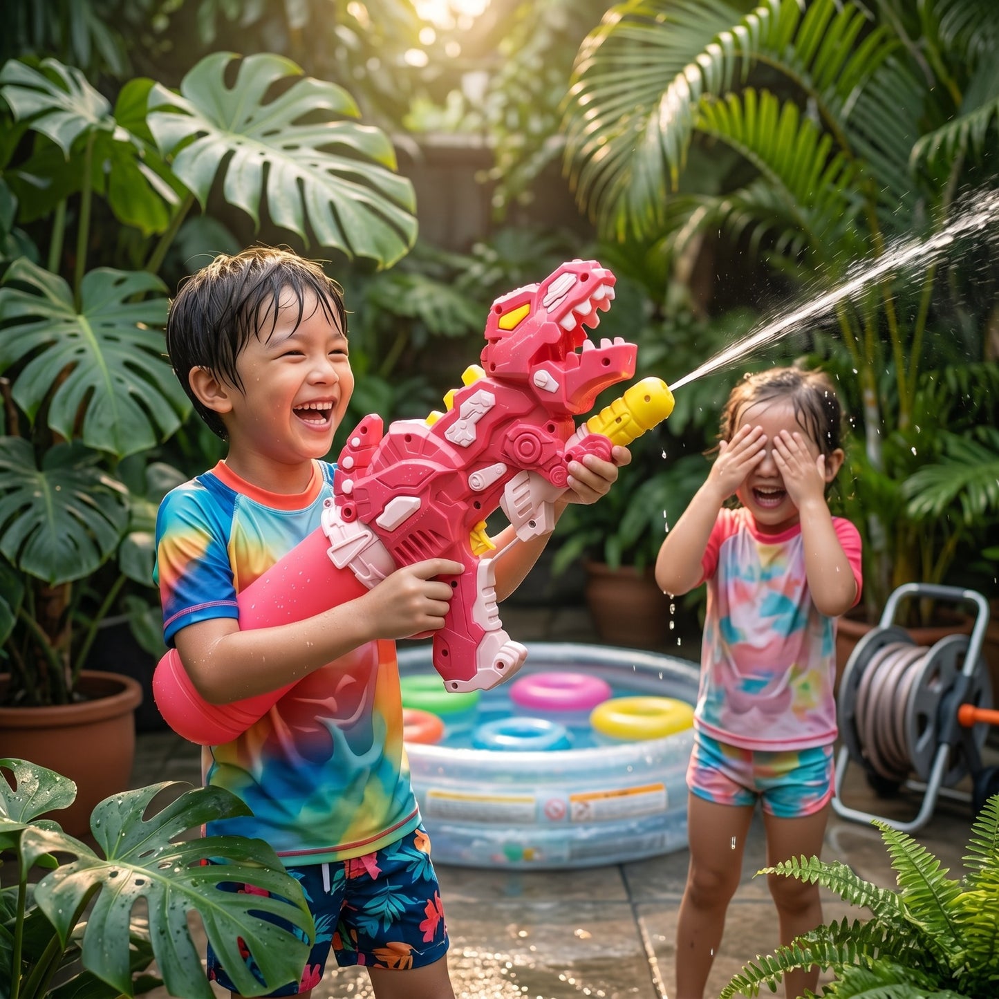 Dino-Blast Primal Soaker – High-Capacity Dinosaur Water Blaster
