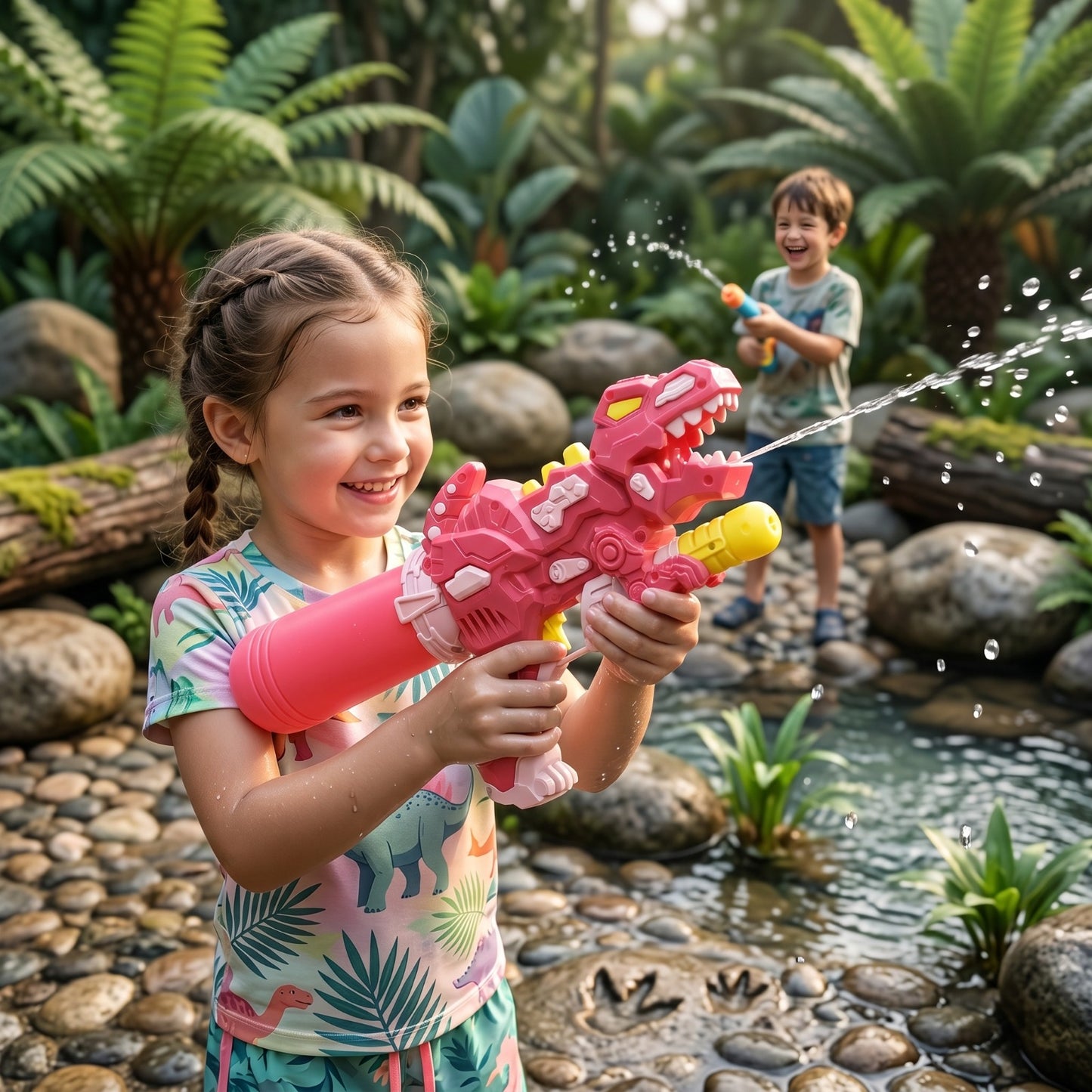Dino-Blast Primal Soaker – High-Capacity Dinosaur Water Blaster
