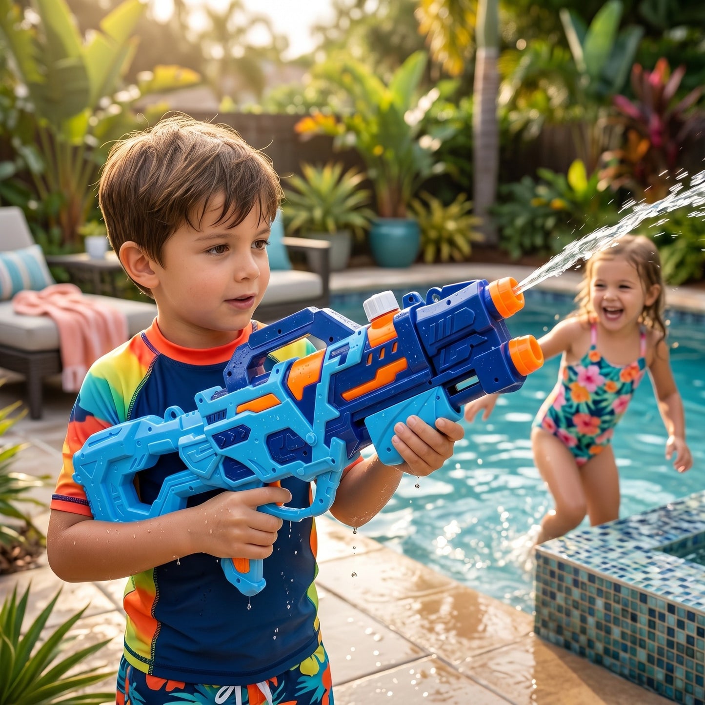 Double-Barrel Hydro-Storm Blaster – Twin Nozzle High-Pressure Water Gun
