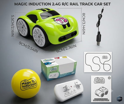 Magic Induction 2.4G R/C Rail Track Car Set – Smart Interactive Toy