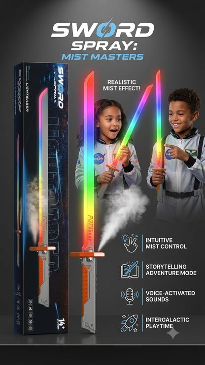 Cyber Blade Neo-Chrono | LED Smoke-Emitting Katana