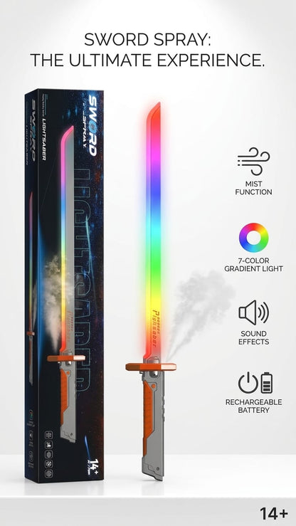 Cyber Blade Neo-Chrono | LED Smoke-Emitting Katana